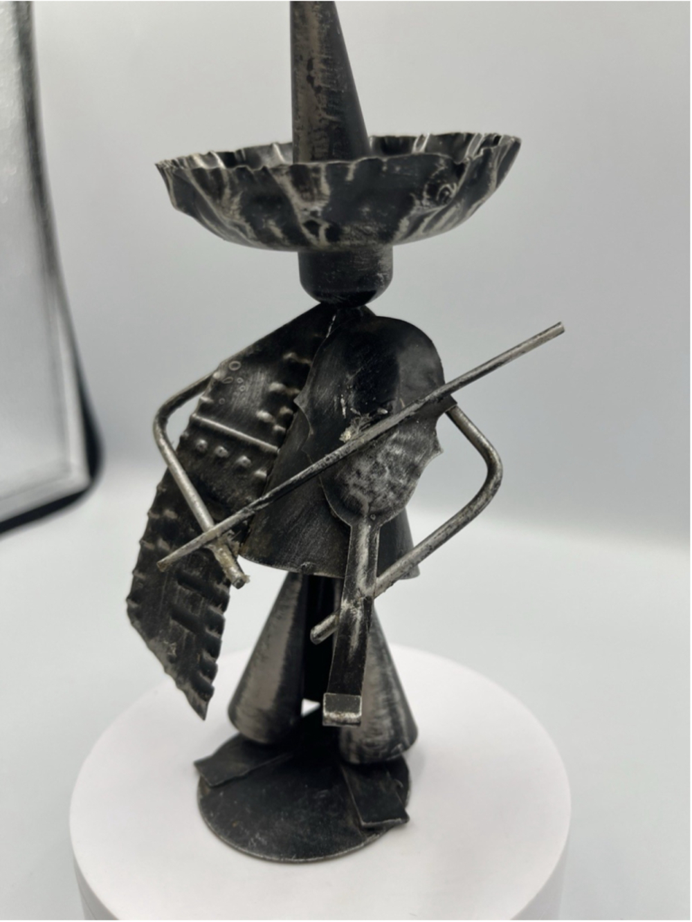 Mexican Mariachi Musician Playing Violin Tin Can Folk Art Decor SEE ALL